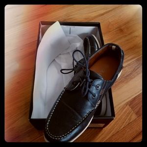 Men's 7 1/2 navy blue shoes
